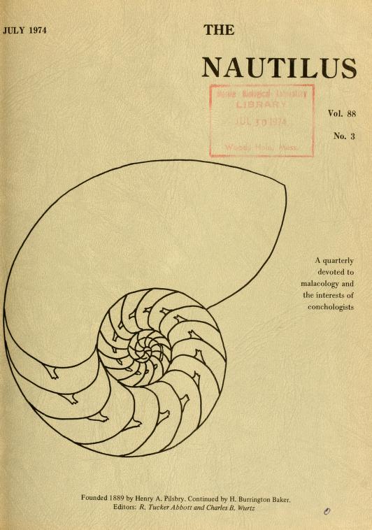 The Nautilus, vol. 88, no. 3